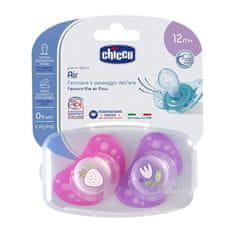 Chicco PHYSIO AIR silikonový dudlík, růžový, 16m +, 2ks