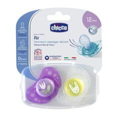 Chicco PHYSIO AIR silikonový dudlík, růžový, 16m +, 2ks