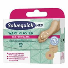 Salvequick MED Wart Náplast na bradavice, 20 ks