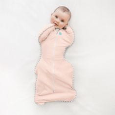 LOVE TO DREAM Swaddle UP Lite - Zavinovačka, velikost M, light pink, FÁZE 1, 3-6m, 6-8,5kg