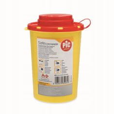 PIC Safe Container, Nádoba na likvidaci akutního medicínského odpadu, 0,6L