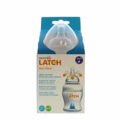 Munchkin LATCH, Kojenecká láhev s dudlíkem a antikolikovým ventilem, 120ml, od 0m+