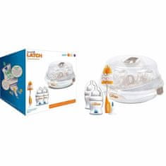 Munchkin LATCH, Set Kojeneckých lahví 120ml (2ks) se sterilizátorem, od 0m+