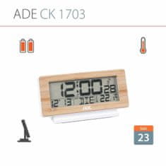 ADE CK1703 Bambusové digitální hodiny