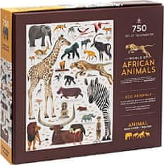 Crocodile Creek Puzzle - Africká zvířata (750 dílků)