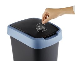 eoshop TWIST odpadkový koš 25L - modrá