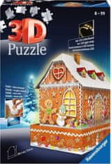 Ravensburger RAVENSBURGER Svítící 3D puzzle Noční edice Perníková chaloupka 216 dílků