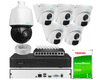 IP kamera Set 4Mpx OUTDOOR PoE + PTZ kamera