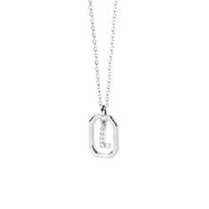 PDPAOLA Půvabný stříbrný náhrdelník písmeno "L" LETTERS CO02-523-U (řetízek, přívěsek)
