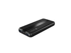 Natec powerbanka TREVI SLIM Q 10000 mAh 2X USB QC3.0 + 1X PD, černá