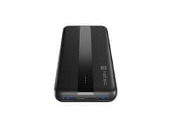 Natec powerbanka TREVI SLIM Q 10000 mAh 2X USB QC3.0 + 1X PD, černá