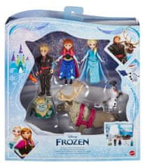 Disney Frozen Pohádkový příběh malé panenky Anna a Elsa s kamarády HLX04