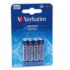 Verbatim baterie AAA 1,5V Alkalické blister 4ks