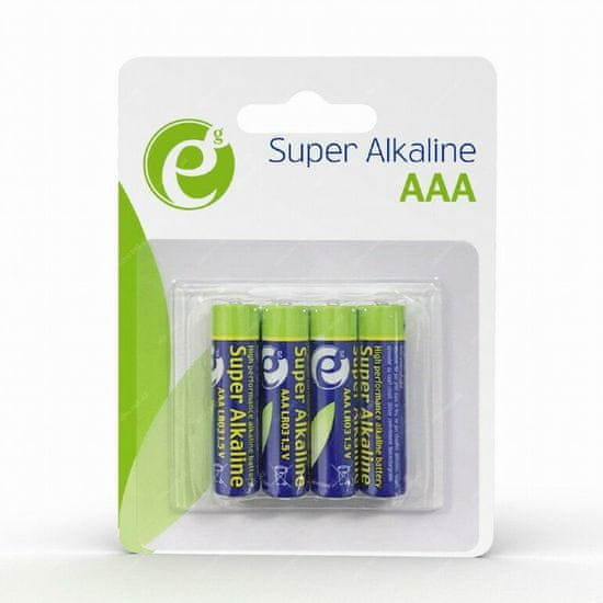 Energenie GEMBIRD alkalické baterie AAA 4ks
