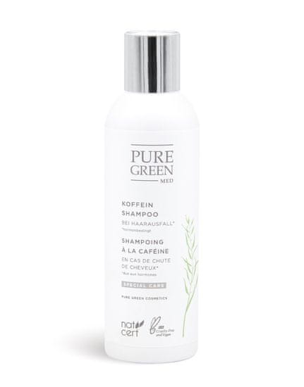 Pure Green Kofeinový šampon proti vypadávání vlasů 200 ml