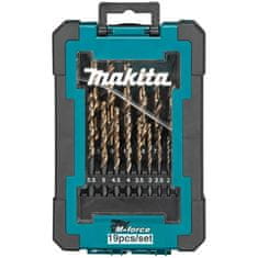 Makita Sada 19 vrtáků 1-10mm HSS-FORCE D-67583