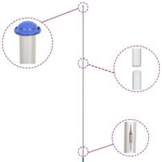 Vidaxl Vlajka Dánska a stožár 6,23 m hliník