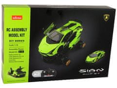 Lean-toys Sada Stavebních Kostek Auto R/C 1:18 Lambo