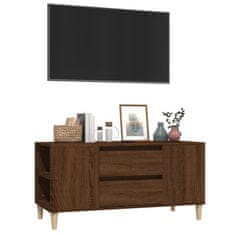 Vidaxl TV skříňka hnědý dub 102x44,5x50 cm kompozitní dřevo