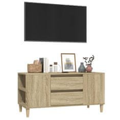 Vidaxl TV skříňka šedá sonoma 102x44,5x50 cm kompozitní dřevo