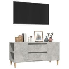 Vidaxl TV skříňka betonově šedá 102x44,5x50 cm kompozitní dřevo