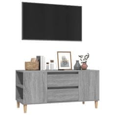 Vidaxl TV skříňka šedá sonoma 102x44,5x50 cm kompozitní dřevo