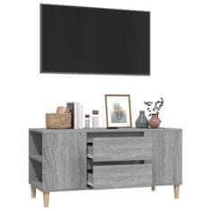 Vidaxl TV skříňka šedá sonoma 102x44,5x50 cm kompozitní dřevo