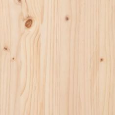 Vidaxl Truhlík s policí 111,5 x 54 x 81 cm masivní borové dřevo