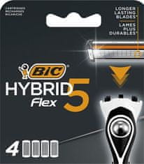 Bic Náhradní hlavice do pánského holicího strojku "HYBRID 5", 4 ks, 921179