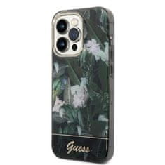 Guess GUHCP14XHGJGHA hard silikonové pouzdro iPhone 14 PRO MAX 6.7" green Jungle Collection