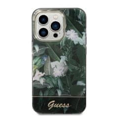 Guess GUHCP14XHGJGHA hard silikonové pouzdro iPhone 14 PRO MAX 6.7" green Jungle Collection