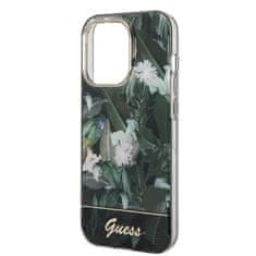 Guess GUHCP14XHGJGHA hard silikonové pouzdro iPhone 14 PRO MAX 6.7" green Jungle Collection