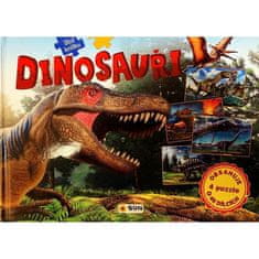 Dinosauři - Slož si knížku (4 puzzle o 48 dílcích)