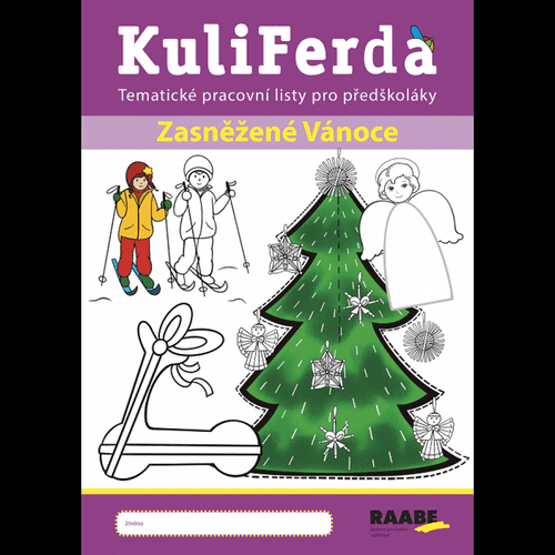 KuliFerda - Zasněžené Vánoce - Tematicky zaměřené pracovní listy pro předškoláky