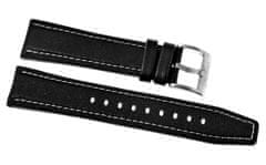 Giewont Giewont GW440 Leather Smartwatch Strap Black GWP440-2