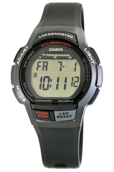 Casio Watch Ws-1000h-1avef 10 Barové Plavecké Unisex