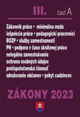 Zákony III časť A 2023 - Pracovnoprávne vzťahy a BOZP