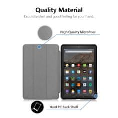 Techsuit Pouzdro pro tablet Amazon Fire HD8 (2020), Techsuit FoldPro černé
