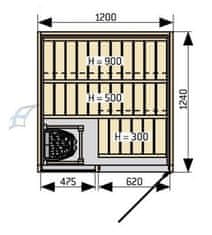 HARVIA Sauna Sirius SC1212