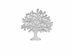 Kraftika 1ks platina brož strom života, kovové skleněné brože
