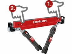 Fortum Podstavec pracovní skládací kovový, 590kg, nastavitelná výška 61,5-82cm