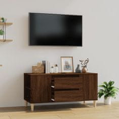 Vidaxl TV skříňka hnědý dub 102x44,5x50 cm kompozitní dřevo