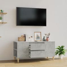 Vidaxl TV skříňka betonově šedá 102x44,5x50 cm kompozitní dřevo