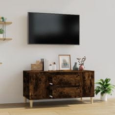 Vidaxl TV skříňka kouřový dub 102x44,5x50 cm kompozitní dřevo