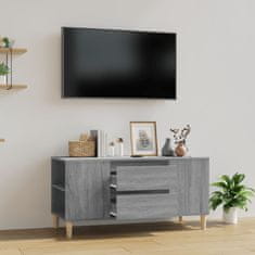 Vidaxl TV skříňka šedá sonoma 102x44,5x50 cm kompozitní dřevo