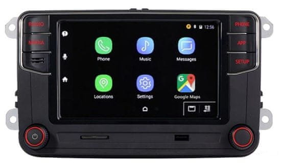 Noname VW RCD360App CarPlay Android Auto České menu