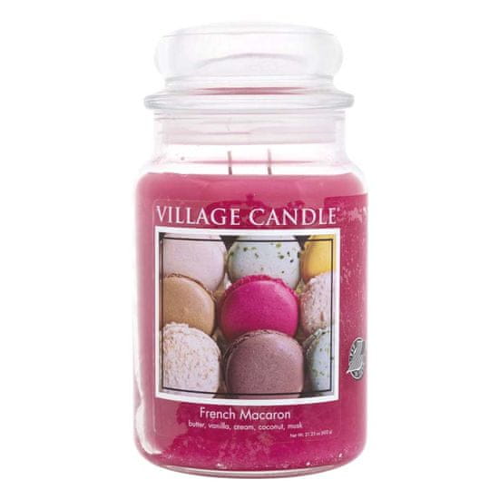 Village Candle vonná svíčka French Macaron (Francouzské makronky) 737g