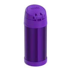 Thermos Funtainer dětská termoska s brčkem 355 ml - květy