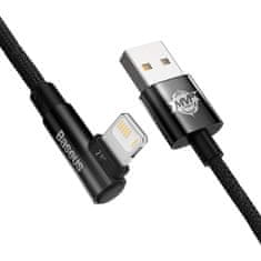 BASEUS MVP Elbow kabel USB / Lightning 2.4A 2m, černý