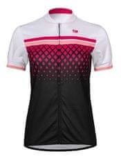 Etape Diamond cyklistický dres bílá-růžová, XL